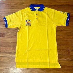 Sydney Olympics Supporters GOLD Polo Shirt - Vintage 2000
